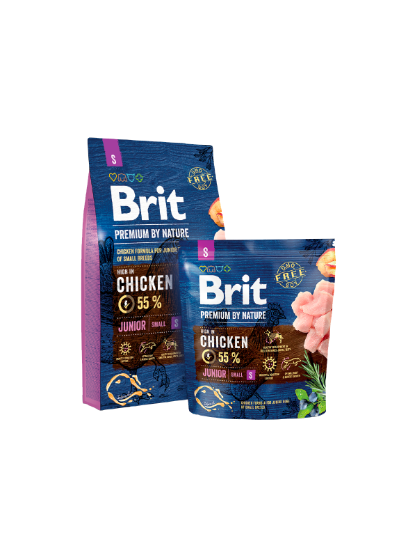 Picture of Brit Premium by Nature Junior S 3kg