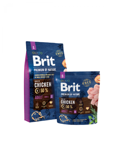 Picture of Brit Premium by Nature Adult S 3kg