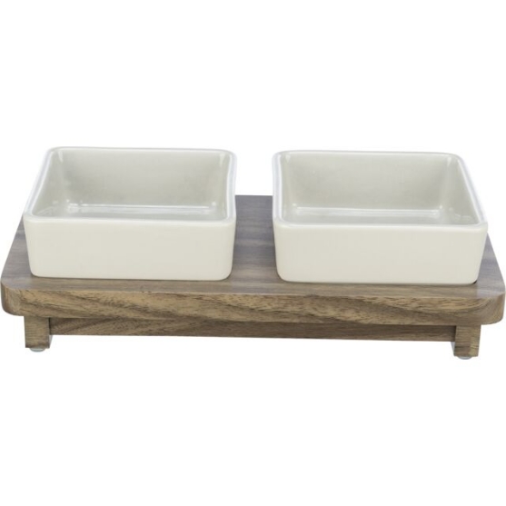 Picture of Trixie Bowl Set CityStyle, ceramic/MDF