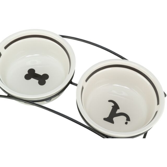 Picture of Trixie Bowl Set, ceramic/metal