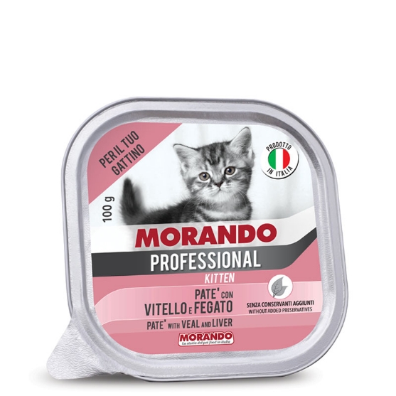 Picture of Morando Professional Kitten Pate With Veal And Liver 100g (12/pack)