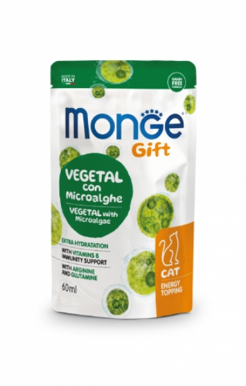 Picture of Monge Gift Vegetal Cat with Microalghe Energy Topping 60ml (6/pack)