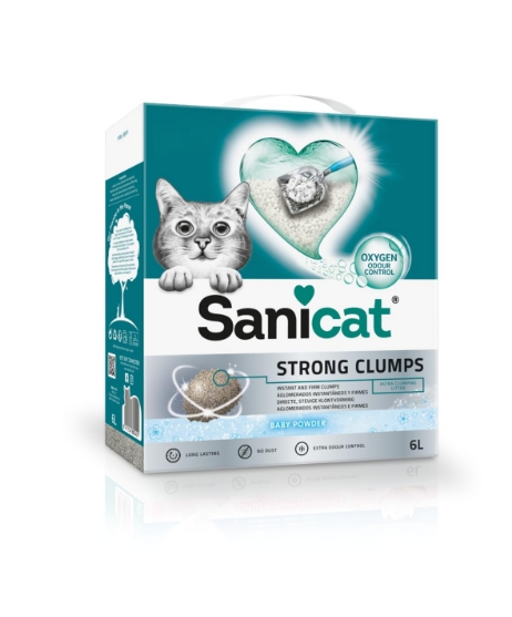 Picture of Sanicat Strong Clumps Clumping Cat Litter 10L