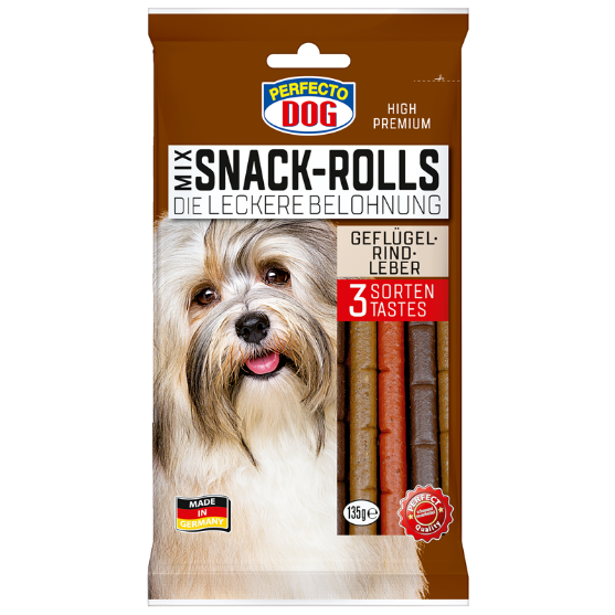 Picture of Perfecto Dog Snack Rolls Mix 135g