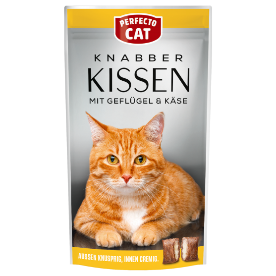 Picture of Perfecto Cat fine nibble pillows with poultry & cheese 50g