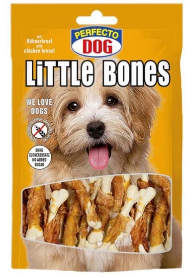 Picture of Perfecto Dog Little Bones mit Hühnerbrust 100g