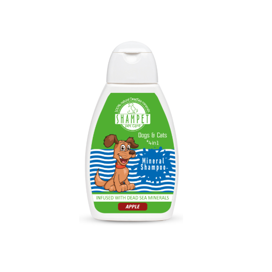 Picture of Shampet 4-in-1 Apple Mineral Pet Shampoo (250ml)