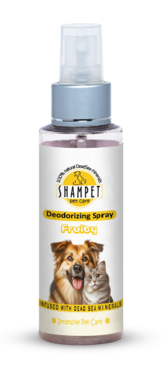 Picture of Shampet Deodorizing Spray for Dogs & Cats (Fruity / Apple Scent) 100Ml