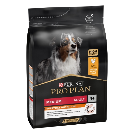 Picture of Purina Pro Plan Everyday Nutrition Medium Adult, Dry Dog food with Chicken, 3 kg