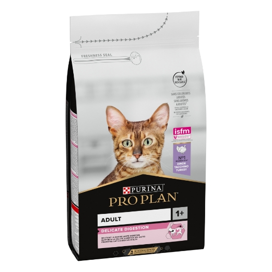 Picture of Purina Pro Plan Adult Delicate Digestion, Dry Cat Food with Turkey, 1.5Kg