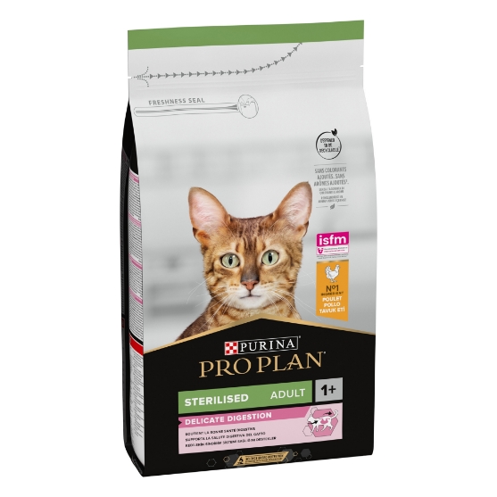 Picture of Purina Pro Plan Sterilised Adult Delicate Digestion Dry Cat Food with Chicken,  1.5Kg