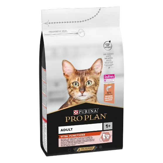 Picture of Purina Pro Plan Adult Vital Functions Everyday Dry Cat Food with Salmon, 1.5 kg