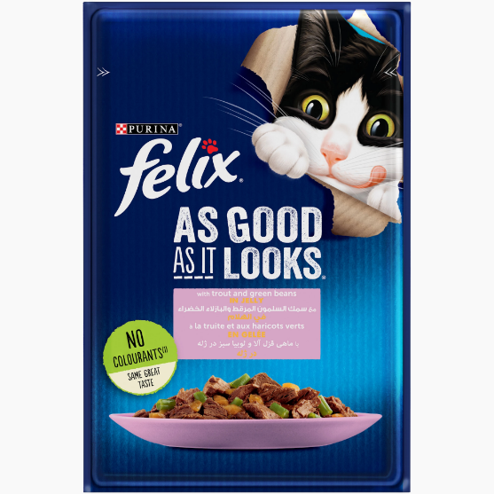 Picture of Purina® Felix Trout and Green Bean 85g (26/pack)