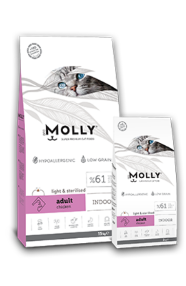 Picture of Molly Sterilized Chicken Cat 2kg