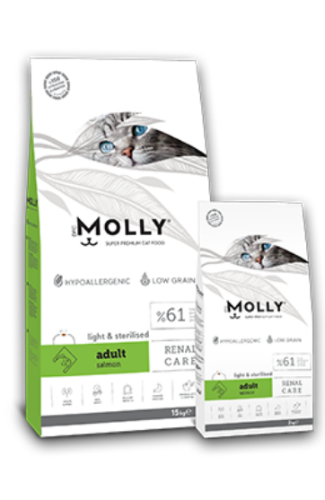 Picture of Molly Sterilized Salmon Cat ( Renal Care ) 2kg