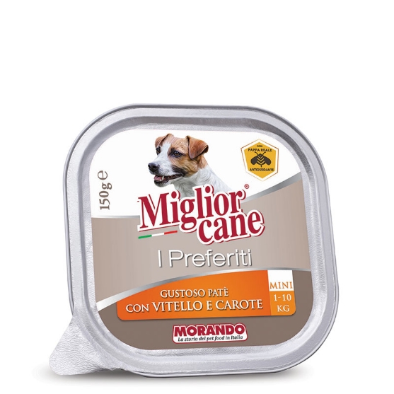 Picture of Morando I Preferiti Adult Mini Tasty Pate with Veal and Carrots 150g (12/pack)