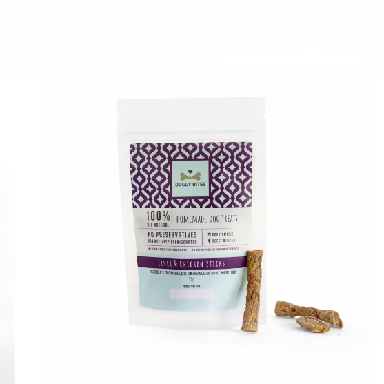 Picture of Doggy Bites Chicken and Liver Sticks (50 GM)