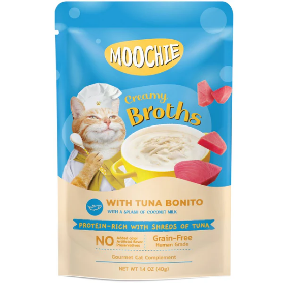 Picture of Moochie creamy broth with Tuna 40g(16/pack) Bonito