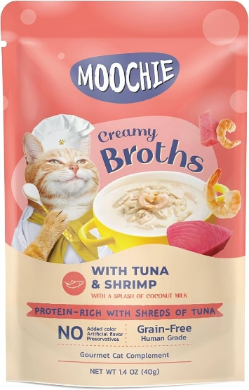 Picture of Moochie creamy broth with Tuna & Shrimp 40g(16/pack)