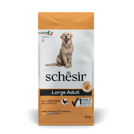 Picture of Schesir Dry Dog Food Large Adult Rich in Chicken 12kg
