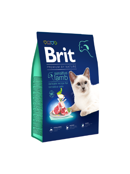Picture of Brit Premium by Nature Cat Sensitive Lamb 1.5kg