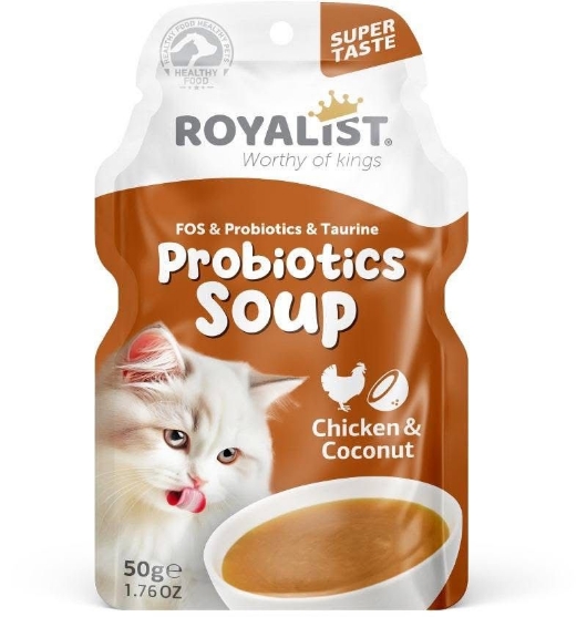 Picture of Royalist Probiotics Soup for Cats Chicken & Coconut 6Psc