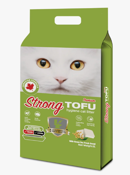 Picture of Green Tea Strong Tofu Premium Cat Litter 6L (2/pack)