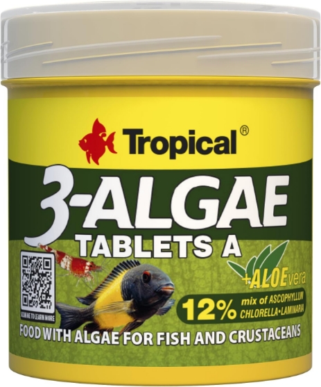 Picture of Tropical 3-ALGAE Tablets A 50ml  36g  80 pcs 