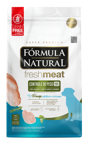 Picture of Formula Natural Super Premium Fresh Meat Weight Control Adult Dogs Medium and Large Breeds Chicken, Pumpkin and Turmeric 12kg