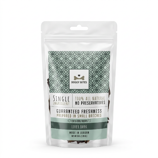 Picture of Doggy Bites Liver Bark 50g