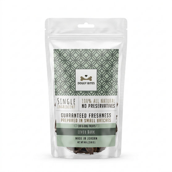 Picture of Doggy Bites Liver Bark 90g