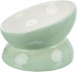 Picture of Trixie Raised cat bowl, ceramic, sage/white