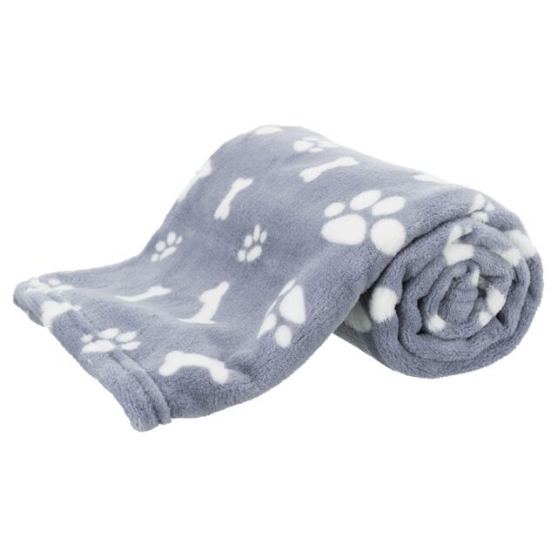 Picture of Triexi Kenny blanket, plush, 150 × 100 cm, Blue