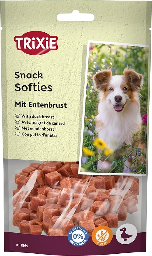 TRIXIE Premium Dog Duck Softies 100 g | DOGS | Dog Toys & Treats | Dog Treats
