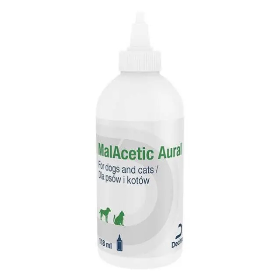 Picture of Dechra MalAcetic Aural Ear Cleanser for Dogs & Cats (118ml)