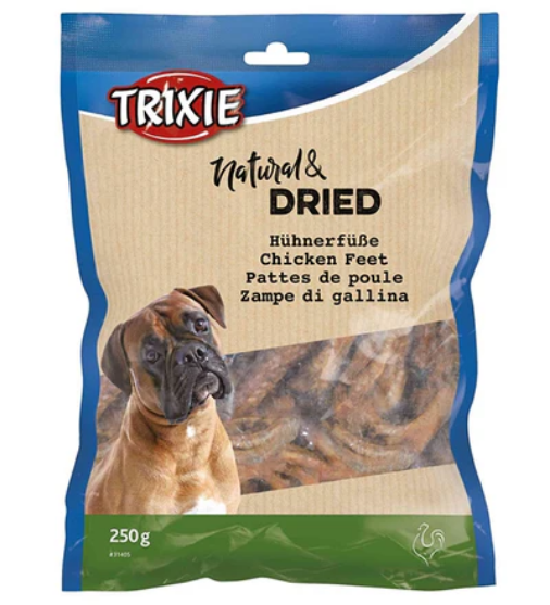 Picture of Trixie Dried Chicken Feet Dog Treats 250G
