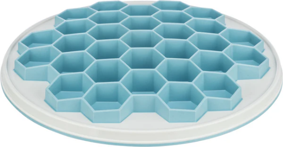Picture of Trixie Hive Slow Feeding plate, ø 30 cm, grey/blue