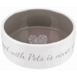 Picture of Trixie  Home Ceramic bowl, 0.3 l/ø 12 cm,(cream/taupe)