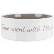Picture of Trixie  Home Ceramic bowl, 0.3 l/ø 12 cm,(cream/taupe)