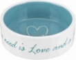 Picture of Trixie Pet's Home bowl, ceramic, 1.4 l/ø 20 cm, cream/petrol