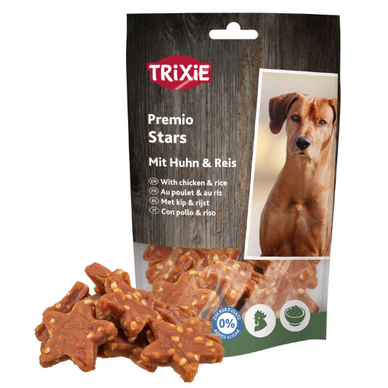 Picture of Trixie PREMIO Stars with chicken & rice, 100 g