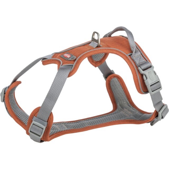 Picture of Trixie Premium active harness, L: 69–87 cm/25 mm, rust