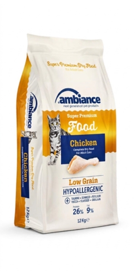 Picture of Ambiance Super Premium Hypoallergenic Chicken Adult Dry Cat Food – 12kg