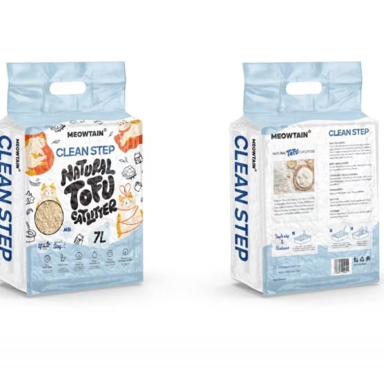 Picture of Meowtain Clean Step Natural Tofu Cat Litter  7L (2/Pack)