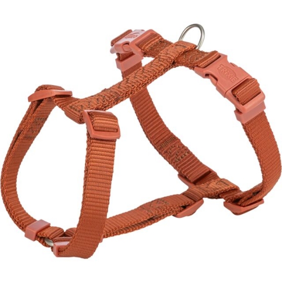 Picture of Trixie Premium H-harness, XS–S: 30–44 cm/10 mm, rust