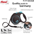 Picture of Trixie flexi BLACK DESIGN Tape Lead -L  Blue 