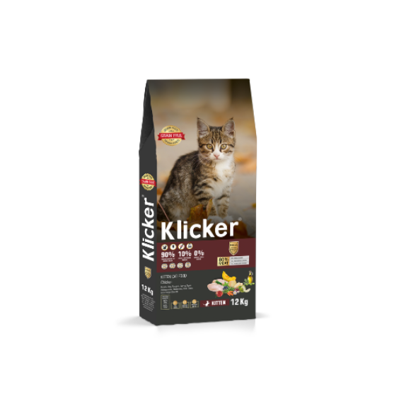 Picture of Klicker   Kitten Dry Cat Food - Chicken (12kg)