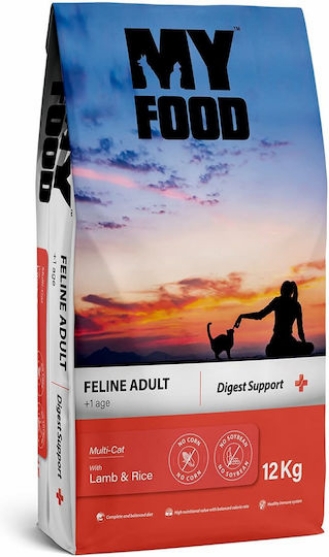 Picture of My food Feline Dry Food for Adult Cats with Lamb / Rice 12kg