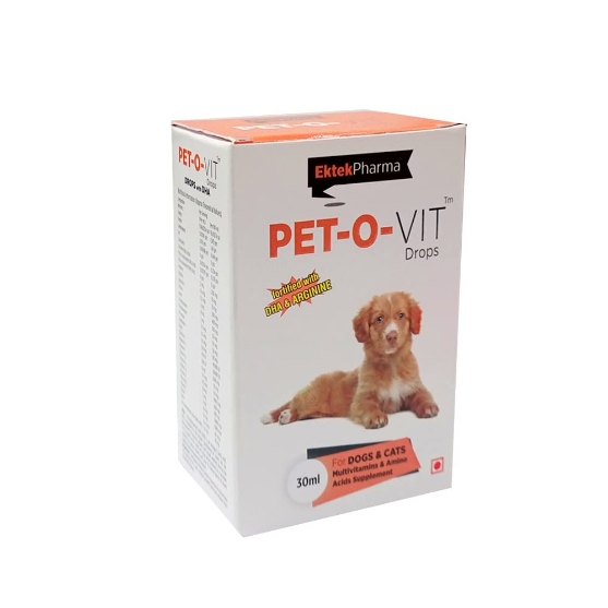 Picture of ektek PET-O-VIT DROPS-30M L