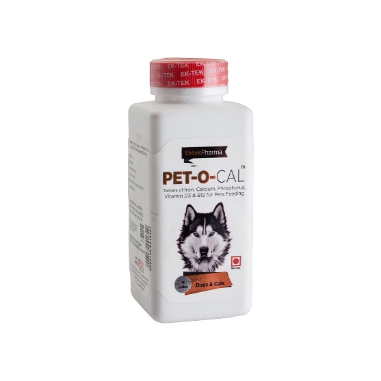 Picture of ektek Pet-O-Cal Tablet 60 tab